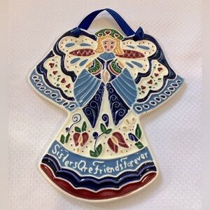 Vintage j. Duban Designs  “ Sisters are Friends Forever “ Decorative Hanging